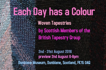 Each Day has a Colour:  2 - 31 August in Dunblane