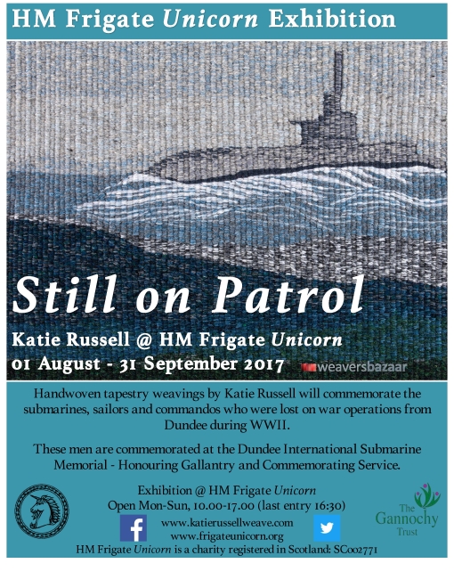 Katie Russell Exhibition Poster 'Still on Patrol'