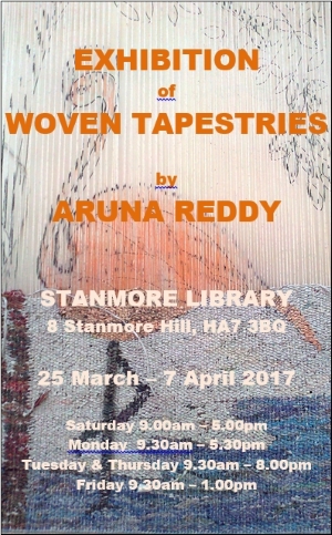 Aruna Reddy Exhibition of Woven Tapestries